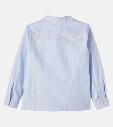 Bonpoint Mael striped cotton poplin shirt | Thumbnail 3 Bonpoint Mael striped cotton poplin shirt | Thumbnail 3