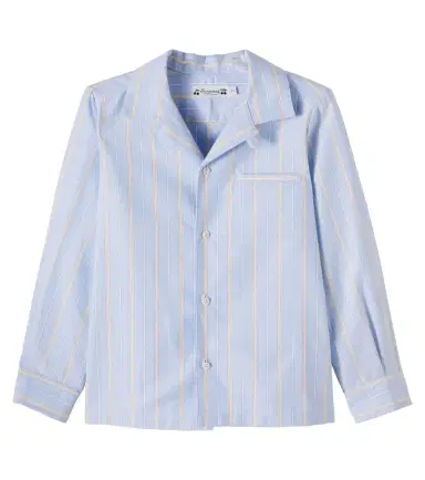 Bonpoint Mael striped cotton poplin shirt | Thumbnail 1 Bonpoint Mael striped cotton poplin shirt | Thumbnail 1