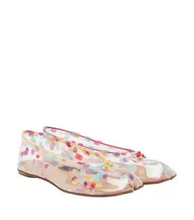 Maison Margiela Tabi printed ballet flats | Thumbnail 1