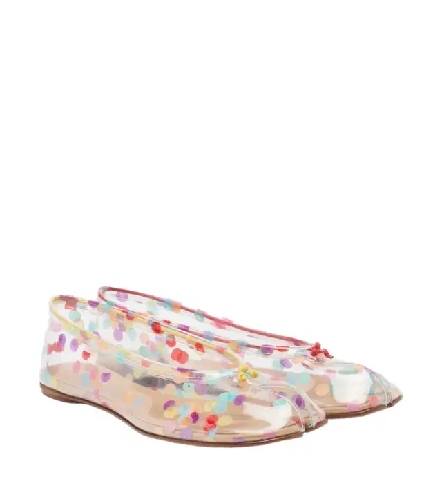 Maison Margiela Tabi printed ballet flats