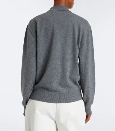 RÓHE Róhe Argyle wool-blend polo sweater | Thumbnail 4