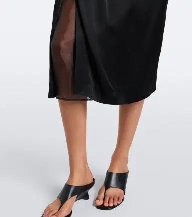 RÓHE Róhe Gathered midi dress | Thumbnail 4 RÓHE Róhe Gathered midi dress | Thumbnail 4