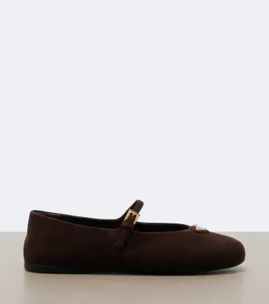Prada Suede Mary Jane flats | Thumbnail 6 Prada Suede Mary Jane flats | Thumbnail 6