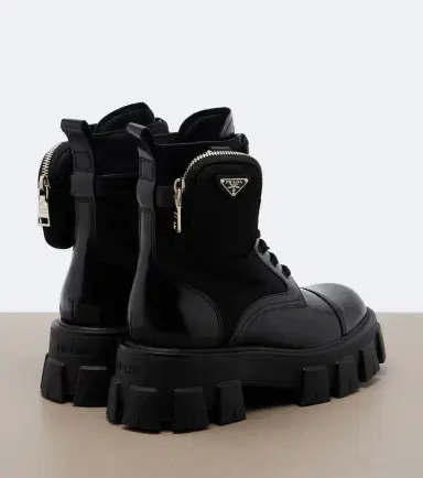 Prada Monolith leather ankle boots | Thumbnail 3 Prada Monolith leather ankle boots | Thumbnail 3