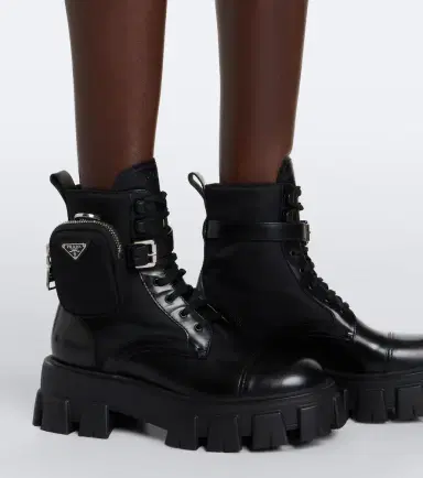 Prada Monolith leather ankle boots | Thumbnail 5 Prada Monolith leather ankle boots | Thumbnail 5
