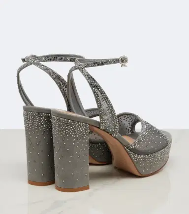 Gianvito Rossi Rania embellished organza platform sandals | Thumbnail 2 Gianvito Rossi Rania embellished organza platform sandals | Thumbnail 2