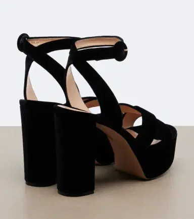 Gianvito Rossi Sabrina velvet platform sandals | Thumbnail 2 Gianvito Rossi Sabrina velvet platform sandals | Thumbnail 2