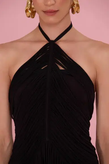 PatBo LYRIA JERSEY HALTERNECK MINI DRESS | Thumbnail 3 PatBo LYRIA JERSEY HALTERNECK MINI DRESS | Thumbnail 3