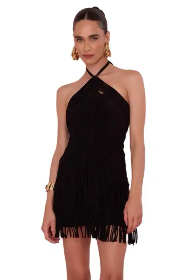 PatBo LYRIA JERSEY HALTERNECK MINI DRESS | Thumbnail 1 PatBo LYRIA JERSEY HALTERNECK MINI DRESS | Thumbnail 1