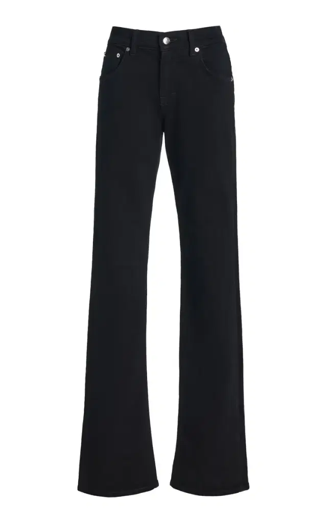 HAIKURE Chewy Rigid Mid-Rise Straight-Leg Jeans