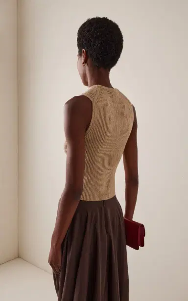 JW Anderson Zipped Cotton-Blend Tank Top | Thumbnail 4 JW Anderson Zipped Cotton-Blend Tank Top | Thumbnail 4