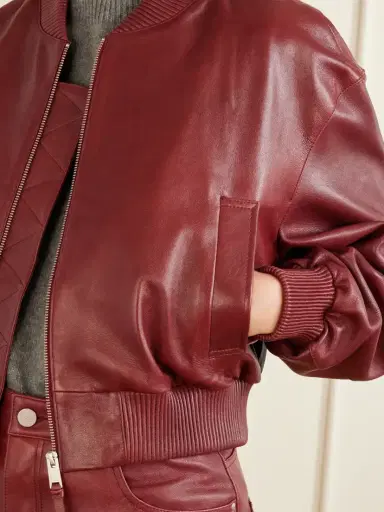 ARMA Hannan Leather Bomber Jacket | Thumbnail 5 ARMA Hannan Leather Bomber Jacket | Thumbnail 5