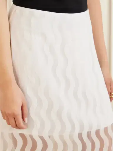 La Ligne Alexi Striped Georgette Maxi Skirt | Thumbnail 5 La Ligne Alexi Striped Georgette Maxi Skirt | Thumbnail 5