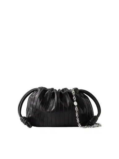 Loewe Flamenco Pleated Leather Shoulder Bag | Thumbnail 1 Loewe Flamenco Pleated Leather Shoulder Bag | Thumbnail 1