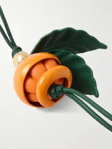 Loewe Peeling Orange Gold-tone Leather Charm | Thumbnail 4