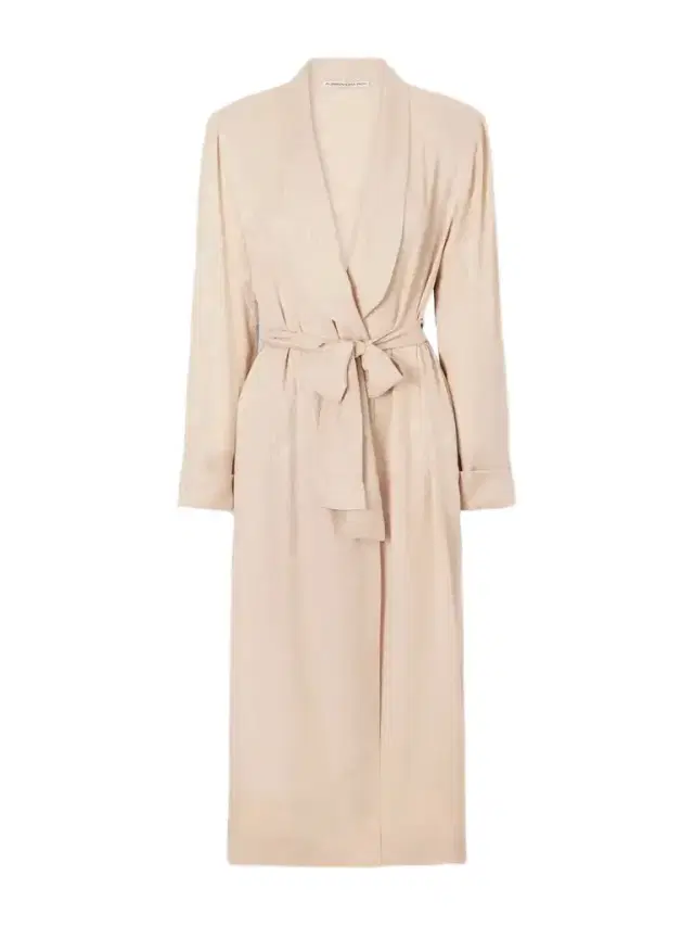 Alessandra Rich Belted Silk-moiré Midi Dress