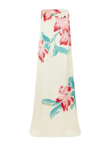 Rebecca Vallance Sunblush Bloom Floral-print Silk Gown | Thumbnail 1