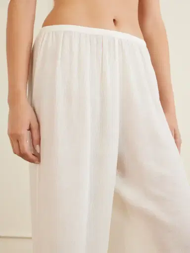 Away That Day St Barts Gathered Crepon Wide-leg Pants | Thumbnail 5 Away That Day St Barts Gathered Crepon Wide-leg Pants | Thumbnail 5