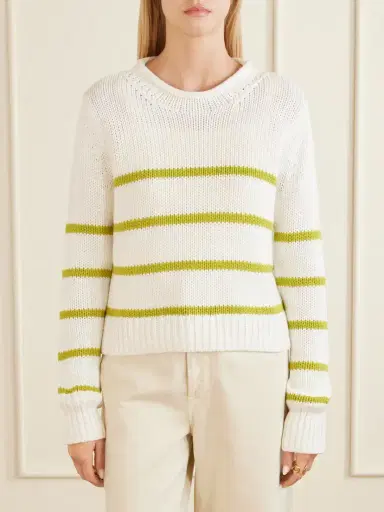 La Ligne Mini Marina Crochet-knit Cotton Sweater | Thumbnail 3