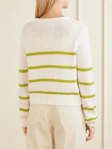La Ligne Mini Marina Crochet-knit Cotton Sweater | Thumbnail 4
