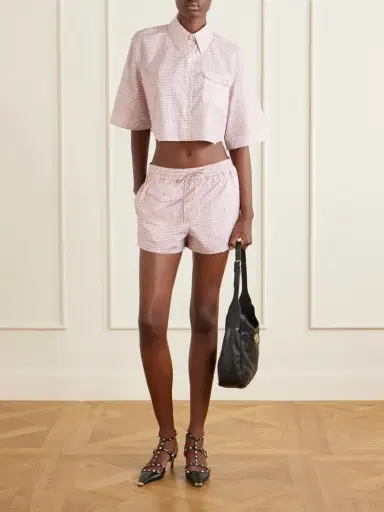 Valentino Garavani Vlogo-embellished Patchwork Leather Shoulder Bag | Thumbnail 3