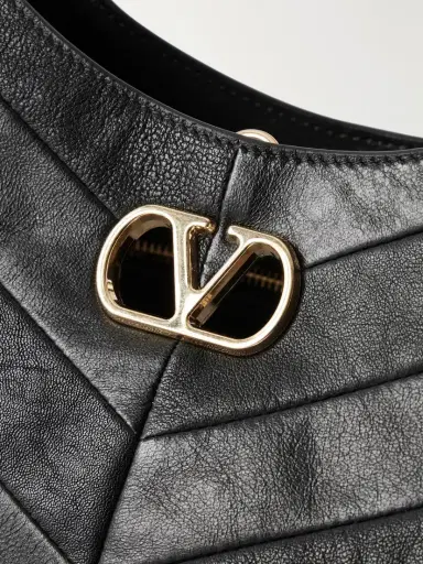 Valentino Garavani Vlogo-embellished Patchwork Leather Shoulder Bag | Thumbnail 5