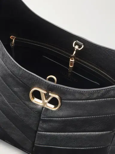 Valentino Garavani Vlogo-embellished Patchwork Leather Shoulder Bag | Thumbnail 6