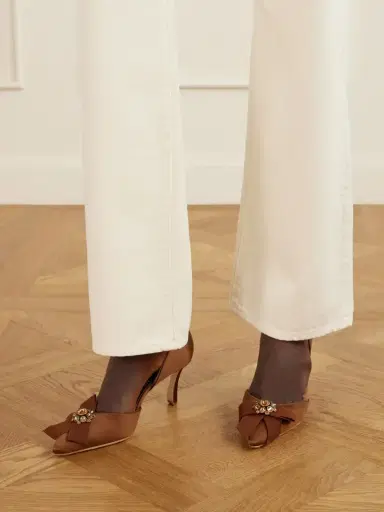 Manolo Blahnik Apidosa 70 Embellished Satin Pumps | Thumbnail 2 Manolo Blahnik Apidosa 70 Embellished Satin Pumps | Thumbnail 2