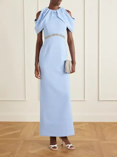 Rebecca Vallance Aylin One-shoulder Embellished Cady Maxi Dress | Thumbnail 2