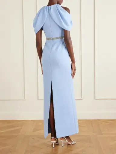 Rebecca Vallance Aylin One-shoulder Embellished Cady Maxi Dress | Thumbnail 3