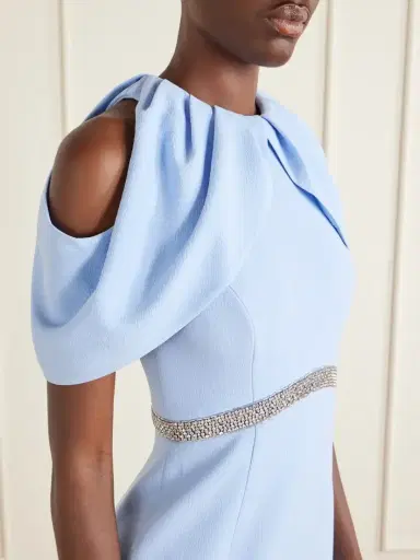Rebecca Vallance Aylin One-shoulder Embellished Cady Maxi Dress | Thumbnail 4