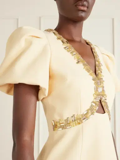 Rebecca Vallance Alexandrite Embellished Cady Mini Dress | Thumbnail 4 Rebecca Vallance Alexandrite Embellished Cady Mini Dress | Thumbnail 4