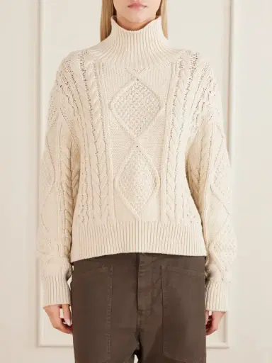 Nili Lotan Kimmi Knitted Cotton And Cashmere-blend Sweater | Thumbnail 3