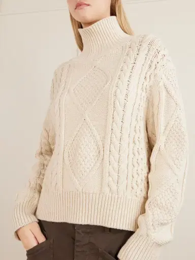 Nili Lotan Kimmi Knitted Cotton And Cashmere-blend Sweater | Thumbnail 5