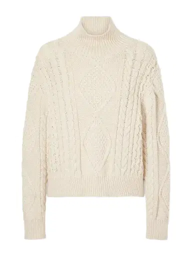 Nili Lotan Kimmi Knitted Cotton And Cashmere-blend Sweater | Thumbnail 1