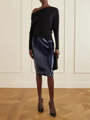 Tom Ford Sequined Tulle Midi Skirt | Thumbnail 2 Tom Ford Sequined Tulle Midi Skirt | Thumbnail 2