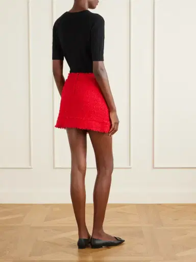 Dolce & Gabbana Flared Tweed Mini Skirt | Thumbnail 4 Dolce & Gabbana Flared Tweed Mini Skirt | Thumbnail 4