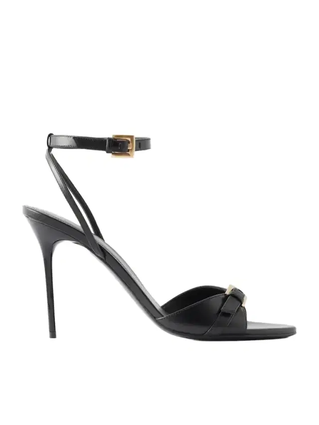 Balmain Anthem 95 Buckle-detailed Leather Sandals
