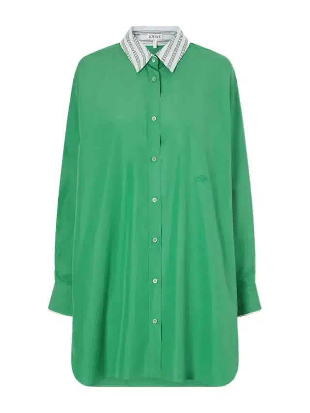 Logo-embroidered Cotton-poplin Midi Shirt Dress Logo-embroidered Cotton-poplin Midi Shirt Dress