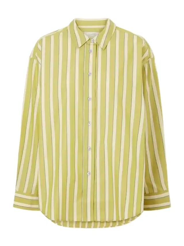 La Ligne Striped Cotton-poplin Shirt