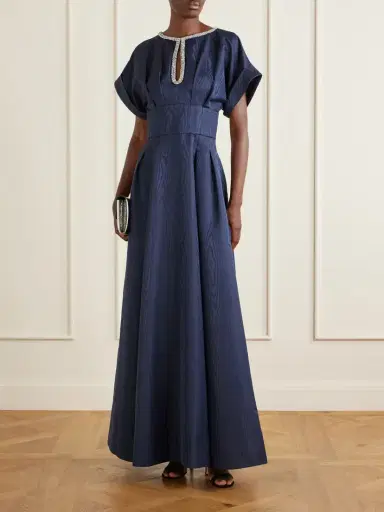 Rebecca Vallance Embellished Moire Gown | Thumbnail 2