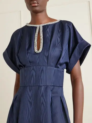 Rebecca Vallance Embellished Moire Gown | Thumbnail 4