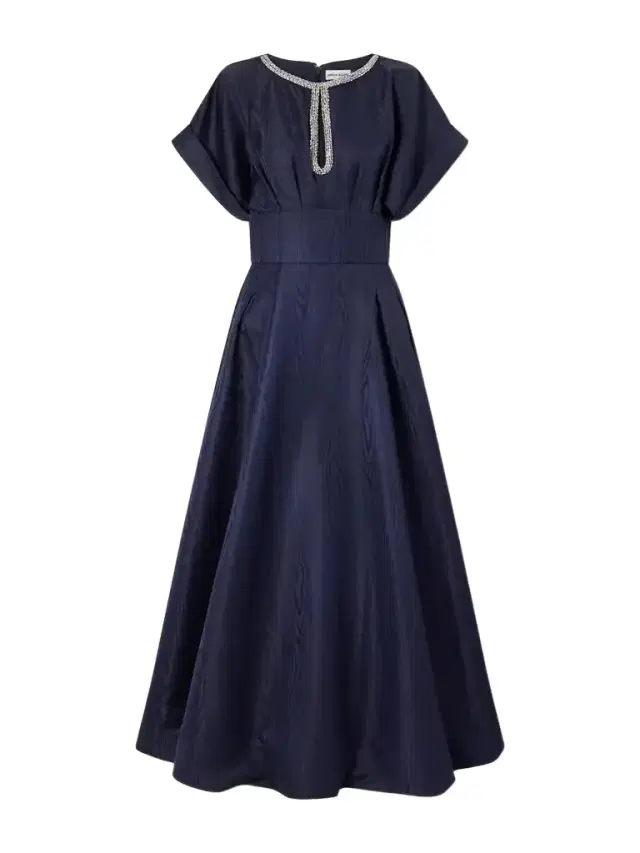 Rebecca Vallance Embellished Moire Gown