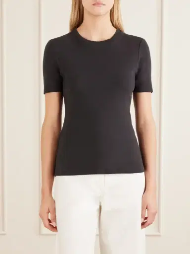 Nili Lotan Elin Cotton T-shirt | Thumbnail 3 Nili Lotan Elin Cotton T-shirt | Thumbnail 3
