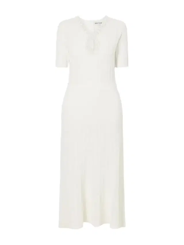 Rebecca Vallance Embellished Crochet-knit Midi Dress