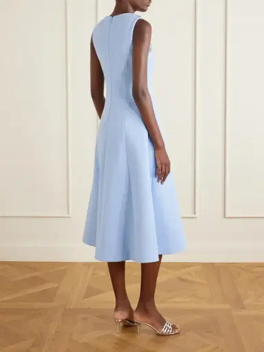 Rebecca Vallance Aylin Embellished Cady Midi Dress | Thumbnail 3
