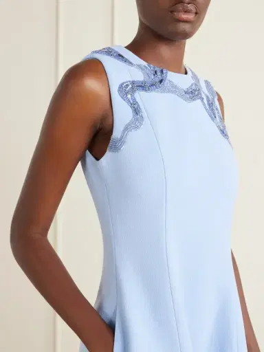 Rebecca Vallance Aylin Embellished Cady Midi Dress | Thumbnail 4