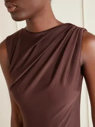 Rebecca Vallance Hazine Open-back Ruched Embellished Jersey Gown | Thumbnail 4 Rebecca Vallance Hazine Open-back Ruched Embellished Jersey Gown | Thumbnail 4
