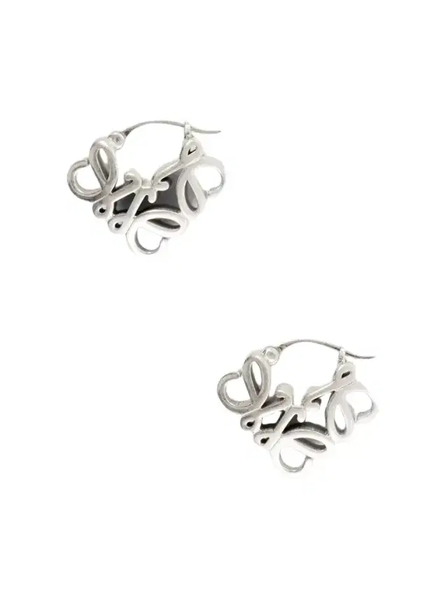 Anagram Bombé Sterling Silver Earrings