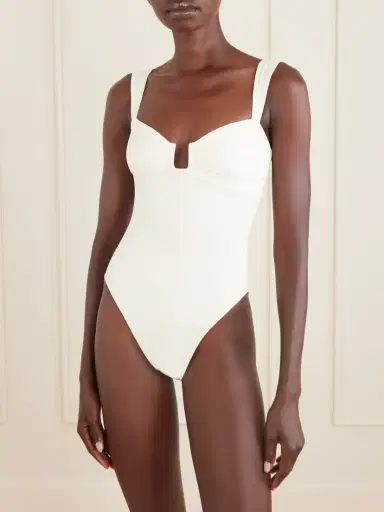 Away That Day Cannes Gathered Recycled Stretch Swimsuit | Thumbnail 2